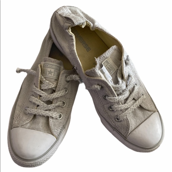 Converse Shoes - CONVERSE  EUC ALL STAR LIGHT GRAY SNEAKERS SIZE 9